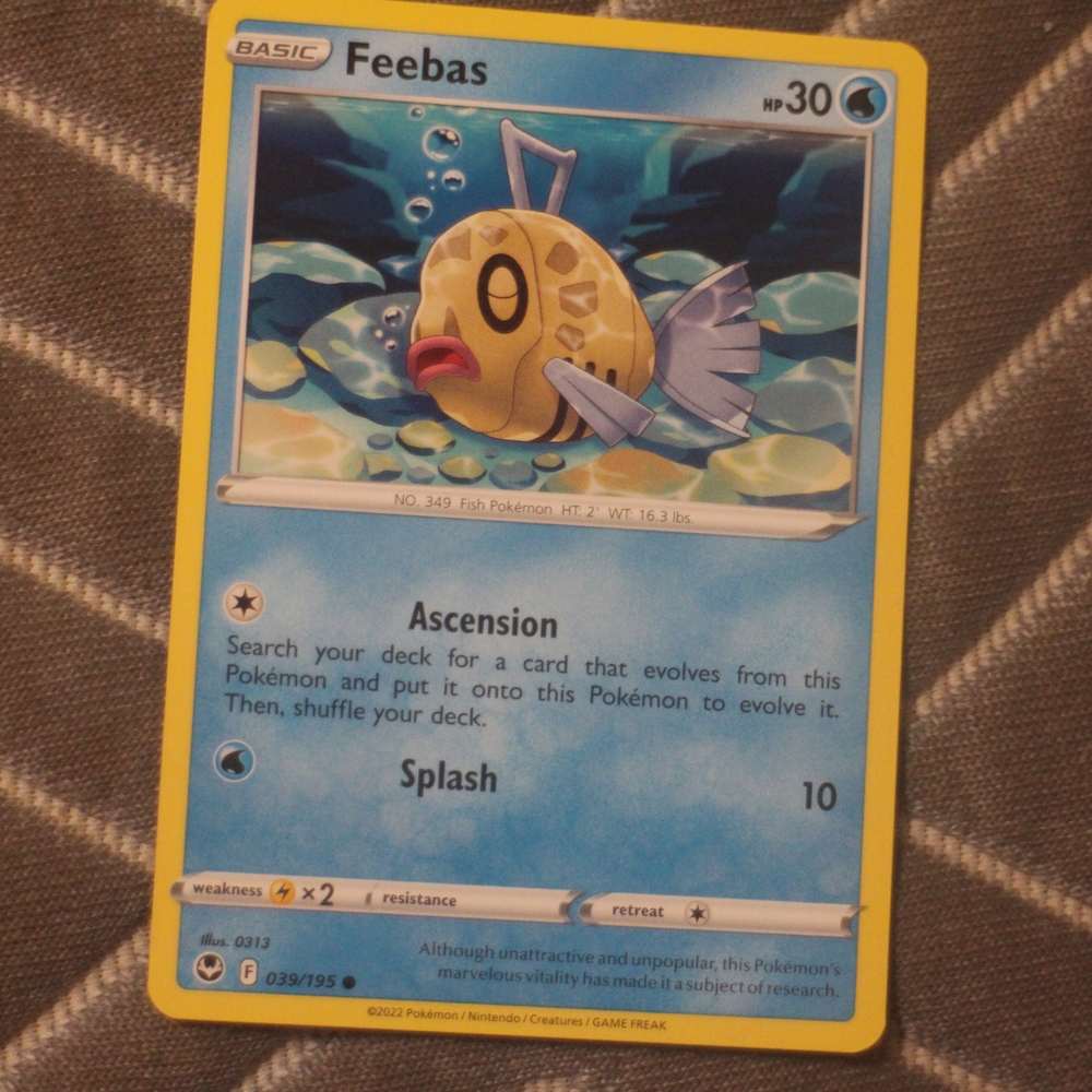 Feebas Pokemon Card